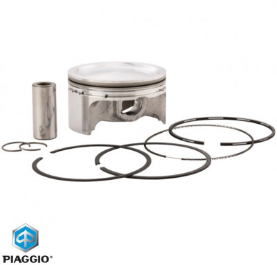 Kit piston original Aprilia Atlantic - Scarabeo - Gilera Nexus - Piaggio Beverly - X9 Evolution 4T LC 500cc D91.98 bolt 22- cota standard (A) foto