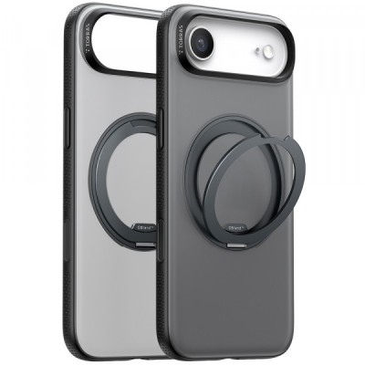 Husa MagSafe pentru Apple iPhone 17 Air, Torras, Ostand R Fitness, Neagra foto