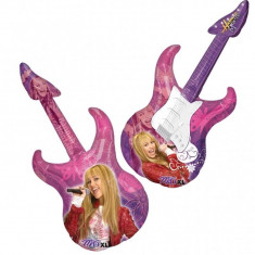 Balon folie figurina chitara Hannah Montana - 104x46cm, Amscan 16831 foto