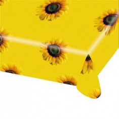 Fata de masa plastic - Floarea Soarelui, 180 x 120 cm, Amscan 551425, 1 buc foto