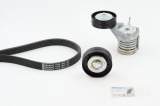 Set curea transmisie cu caneluri Seat Leon, Toledo II; Skoda Octavia I; VW Bora I, Golf IV Motor 1.4 16V, 1.6, 1.6 16 V, 1.6 16V, OE 032145299A