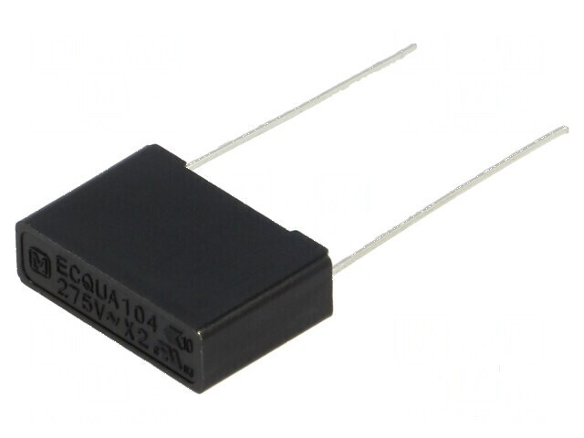 Condensator polipropilenă ECQUA 0,1uF 17,5x12x5mm THT