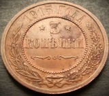 Cumpara ieftin Moneda istorica 3 COPEICI - URSS / RUSIA, anul 1915 * cod 126 A = excelenta, Europa