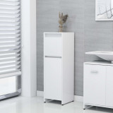 vidaXL Dulap de baie, alb, 30x30x95 cm, lemn prelucrat