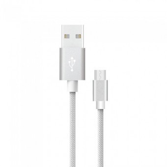 CABLU MICRO USB 1M PLATINUM EDITON - ARGINTIU foto