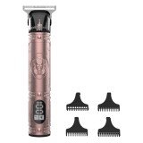 Cecotec Bamba PrecisionCare Warrior - Masina de tuns par/barba, LCD, Silentioasa, Fara fir + 4 piepteni