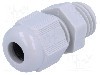 Presetupa poliamida, M12, IP68, HELUTOP HT-M, HELUKABEL - HT M12 RAL7035