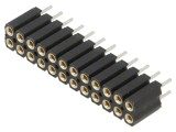 Conector șiruri pini soclu mamă 24 PIN 2,54mm THT 2x12 FISCHER ELEKTRONIK