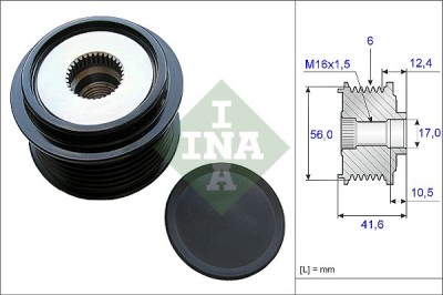INA 535 0210 10 Sistem roata libera, generator foto