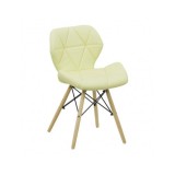 Scaun bucatarie si living BUC 241, ergonomic, piele ecologica, cadru lemn, 110 kg