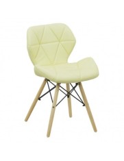Scaun bucatarie si living BUC 241, ergonomic, piele ecologica, cadru lemn, 110 kg