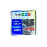 Cumpara ieftin Set 3 Bureti Canelati Jumbo Horeca, in Doua Straturi, Bureti pentru Vase, Set Bureti pentru Vase, Bureti Vase cu Canelura, Bureti Vase cu Doua Stratur, Side Grup