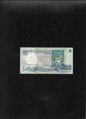 Ucraina 5 grivne hryven 1994 (emisa 1996) seria5232142 foto