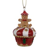 Cumpara ieftin Ornament brad Turta Dulce polirasina multicolora 5x8 cm