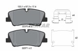 Set placute frana disc Hyundai H350, H350 Sasiu Motor 2.5 Crdi, 57.3x133.1x17.4mm, OE 5830159A10