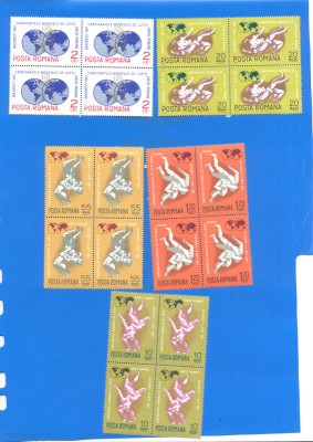 ROMANIA 1967. LP 655. Campionatele Mondiale lupte greco-romane. foto