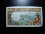 POLINEZIA FRANCEZA / PAPEETE 100 FRANCI 1971 AUNC +
