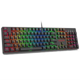 Cumpara ieftin Tastatura gaming mecanica Redragon Surara neagra iluminare RGB switch-uri rosii