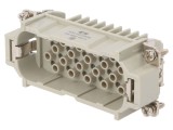 Conector HDC tată 40 PIN dimensiune 6 fără contacte