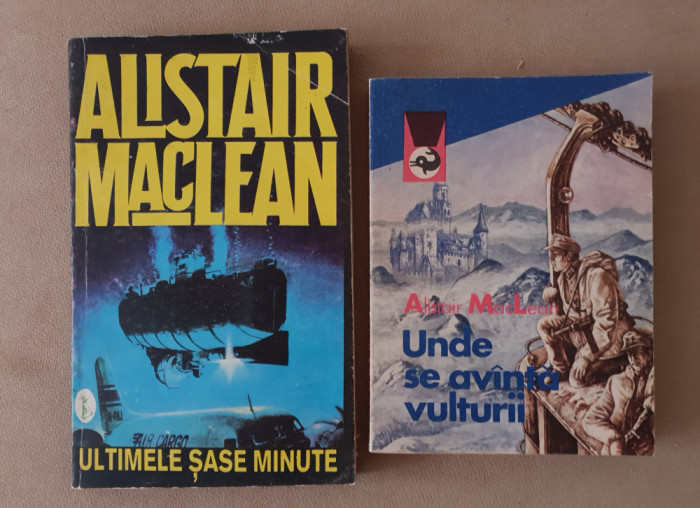 2 titluri ALISTAIR MACLEAN: Ultimele șase minute / Unde se av&acirc;ntă vulturii