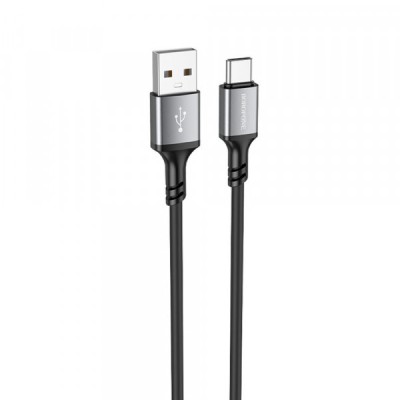 Cablu Date si Incarcare USB-A - USB-C Borofone BX83, 18W, 1m, Negru foto