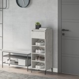 Pantofar, gri beton, 40x36x105 cm, lemn prelucrat