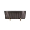 Cada Freestanding, Ovala, Acril, Bright Grey, 170&times;78&times;70 Cm ModernLight Concept