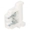 Conector de &Icirc;mbinare pentru Șine 0,5-4mm2 Alb TS35