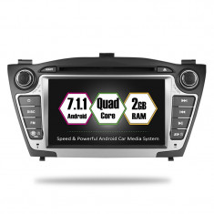 Navigatie GPS Auto Audio Video cu DVD si Touchscreen 7 " inch Android 7.1, Wi-Fi, 2GB DDR3 Hyundai Tucson 2009-2015 + Cadou Soft si Harti GPS 16Gb Me