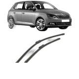 Cumpara ieftin Set stergatoare auto SKODA FABIA IV (PJ3) din 2021-2024, pentru parbriz auto, 2 bucati, Bosch Aerotwin, din cauciuc siliconat rezistent, SKODA