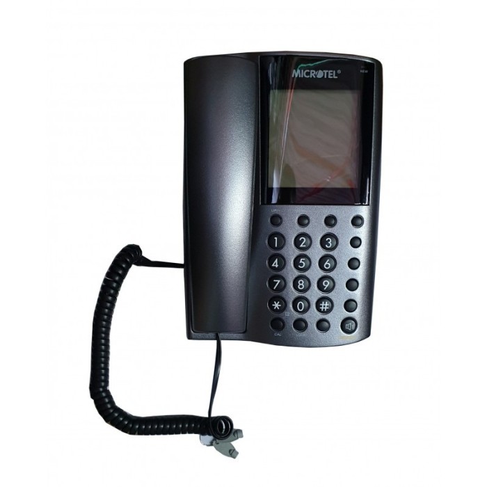 Telefon Cu Fir Microtel 3180 , De Birou , Functie Mute , Pause , Redial , Flash , Gri