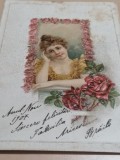 CARTE POSTALA / FELICITARE ,ANII 1900 ,
