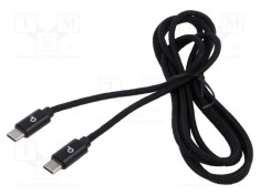 Cablu USB 2.0 USB-C GEMBIRD 1,8m aurit negru