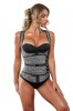 E1037-108 Corset modelator din neopren tip vesta, model sub bust cu sistem dublu de inchidere, L/XL, M, M/L, S/M, XL/XXL