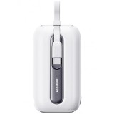 Baterie Externa Joyroom Colorful Series JR-L012, 10000mAh, 22.5W, QC + PD, 1 x Lightning - 2 x USB-C, Alba