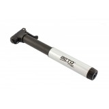 Pompa de mana Pocket, din aluminiu, lungime 17cm , valva AV,DV,FV, culoare argin... Cod:588080650RM