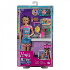 BARBIE PAPUSA SKIPPER FIRST JOBS SNACK BAR SuperHeroes ToysZone