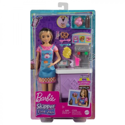 Barbie papusa skipper first jobs snack bar foto