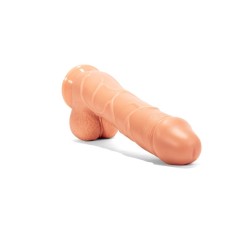 X-MEN Ellis&rsquo;s - Dildo Realistic cu Ventuză și Testicule, 33 cm