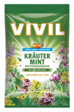 Bomboane Vivil Plante Naturale si Menta fara zahar 60g