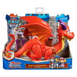 Set figurine Paw Patrol, Rescue Knights, Sparks the Dragon