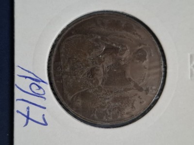 One penny 1917 foto