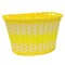 Cos plastic tesut Oxford Junior, galben/alb