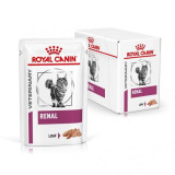 Cumpara ieftin Royal Canin Renal Loaf Cat Pouch, hrana umeda pisici, 12x85 g