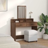 vidaXL Masă de toaletă Stejar brun 100 x 41 x 140 cm Lemn compozit