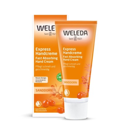 Crema de Maini, Weleda, Express Sanddorn, cu Extras din Catina Bio, 50ml foto