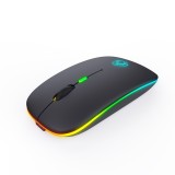 Mouse Gaming Wireless iMICE E-1300, Reincarcabil, Iluminare RGB , Silent Click, Laser, 1000-2000