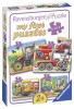 Primul Meu Puzzle Utilaje Agricole, 2/4/6/8 Piese, Ravensburger