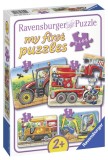 Primul Meu Puzzle Utilaje Agricole, 2/4/6/8 Piese, Ravensburger