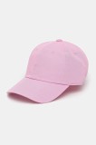 Peak Performance șapcă de baseball din bumbac culoarea violet, neted